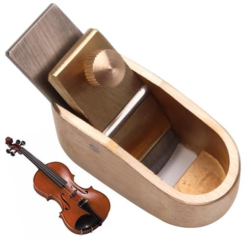 Outils de luthier en laiton lame micro-raie incurvée, 14 mm mini plan de chanofeu Outils de lutherie Rabots à pouce Outils de fabrication de planches de violon Outils de lutherie