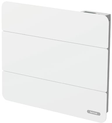 Radiateur à Inertie Sèche Éco-Confort - Faible Consommation, Thermostat Digital Réglable, Design Moderne & Chauffage Performant (1000 W)