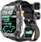 Montre Connectée Homme avec 1000 mAh Batterie 2.13'' AMOLED Grand Écran Nylon Bracelet en Vercro 10ATM Étanche Bluetooth Appel 100+ Modes Sportifs Fréquence Cardiaque Smartwatch pour Android iOS