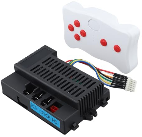 Marchfunny Telecomando e ricevitore per auto elettrica per bambini, per Weelye ricevitore e set di regolatori, 6 V/12 V/24 V (set completo RX30 24 V)