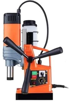Taladro de columna, Taladro eléctrico de 1300 W y 1400 W, 2 pulgadas, prensa de taladro magnético, diámetro de perforación, taladro eléctrico, liberación de 1 segundo. Para proyectos de bricolaje y ma