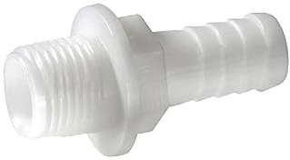 OceanTEC Raccord coudé 90° 1/2 - 13 mm - Pour réservoir d'eaux usées, camping ou camping-car