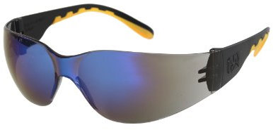 Caterpillar CSA-TRACK-105-AS Filter Category 5-2.5 Blue Mirror Lens Safety Glasses, Small