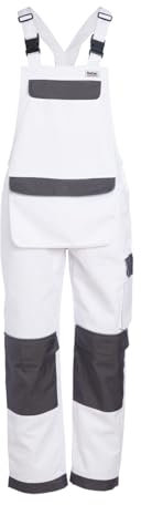 ProDec Advance Multi-Pocket Bib and Brace Overalls For Men & Women, Stain-Resistant Overalls Workwear, Durable Dungarees, Work Utility & Safety Dungarees & Coveralls, 31 Leg Length - Size XL