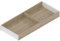 Blum AMBIA-LINE Küchenschubladeneinsätze Rahmen, Breite 200 mm Länge 472mm Höhe 50mm, Holzdesign Bardolino Eiche, mit Boden, 1 Stück