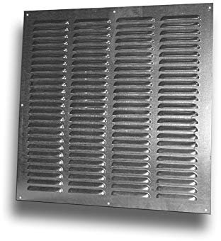 Griglia di ventilazione in metallo zincato, dimensioni 500 x 500 mm