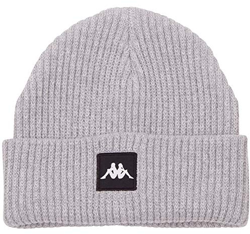 Kappa Unisex Kinder Hoppa Mütze.., High-rise Melange, Einheitsgröße EU