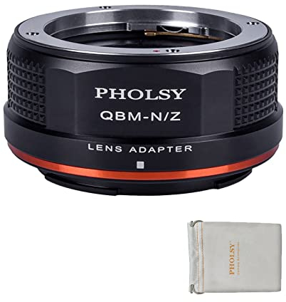 PHOLSY Lens Mount Adapter Compatible with Rollei QBM Mount Lens to Nikon Z Mount Camera Body Compatible with Nikon Z fc, Z30, Z9, Z8, Z6 II, Z7 II, Z6, Z7, Z5, Z50