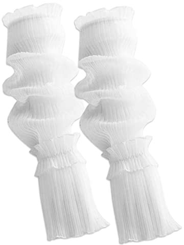 JINGLING Protection Solaire, Manches Longues en Dentelle pour Femmes Bloc UV, Protecteurs d'-Bras élastiques, protecteurs Bras Refroidissement pour la Course, Le Golf, Le Jardinage