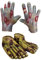 Young Wolf Zombie-Handschuhe für Erwachsene, Ghoulish, Latex, One size, Hautton, Multicolored, Einheitsgröße, Unisex, Handschuhe