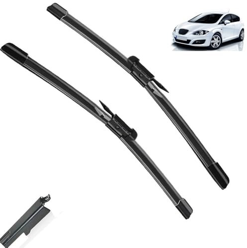 Fahrzeugwischer Scheibenwischerblätter passend für Seat Leon Typ 1P 2005-2012 Frontscheibenwischerblatt 2006 2007 2008 2009 2010 Allwetterwischer