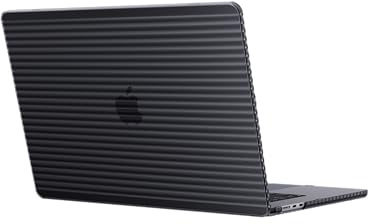 Tech21 Evo Wave Hülle für MacBook Air 15 Zoll (2023) – schützende Hartschalenhülle – Anthrazit