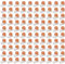 100 connettori per cavi telefonici, morsetti per cavi, connettori K2, connettori singoli K2 UY2, per cavi di rete, set da 2 core (arancione)