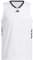 adidas Herren Basketball Legends Tank, White/Black, 3XL