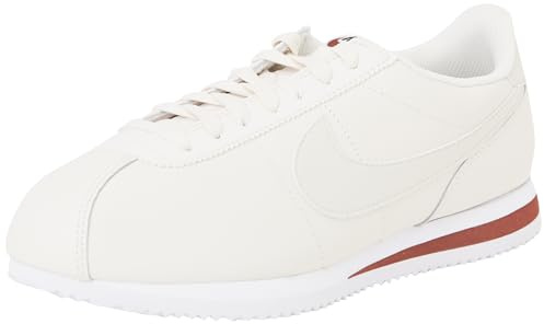 Nike Damen Cortez Sneaker, Phantom Light Bone White Red Sepia, 42 EU