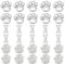 SUNNYCLUE 1 Box 30 Stück 3 Stile Tierpfoten Anhänger Strass Schiebeanhänger Metalllegierung Kristall Tier Katze Hund Krallenabdruck Fußabdruck Glitzerkunst 3D Charms Perle Zur Schmuckherstellung DIY B