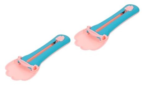 FONDOTIN 2piezas Cuchara para Alimento De Gato Squeezer De Comida para Mascotas Accesorio Práctico y Conveniente para Alimentación Diaria para Comida Húmeda y Líquida