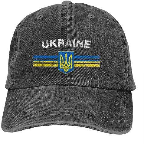 Neutrale Sommermütze Sonnenblende Ukrainisches Emblem Ukraine Flagge Hip Hop Mützen Cowboyhut Spitzhüte
