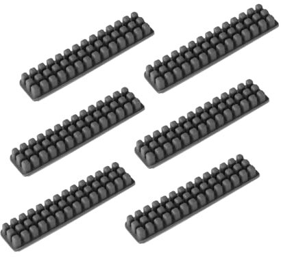 6PCS 3D Drucker Silikon Düsenbürste für Bambu Lab A1, 3D Drucker Zubehör für Bambuolab A1 Silikon Wischer Reinigungswerkzeug Düsen Silikonbürste 3D Drucker Hotend Düsenbürste Ersatz Kit