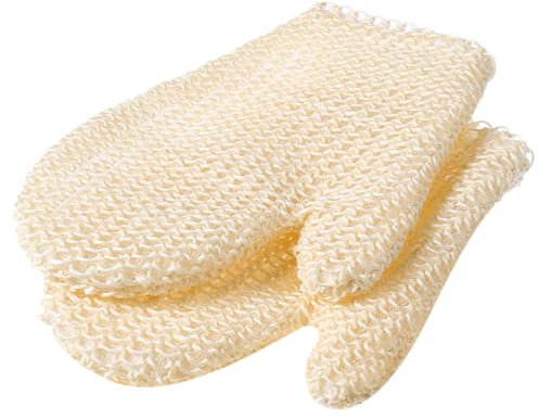 Ipetboom 2 Exfoliantes De Sisal Guante Exfoliante Corporal Para Masajes Guantes Sisal Para Cuerpo