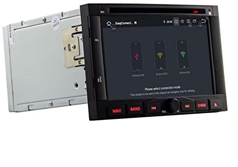 ZAPYVET Reproductor multimedia for coche Android 10.0, estéreo, navegación GPS, DVD, CD, radio de coche de 2 Din, compatible con Peugeot, 3005, 3008, 5008, Partner, Berlingo Sistema multimedia para co