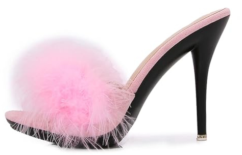 MINITOO Sandales d'été élégantes à talons hauts Stiletto pour femme