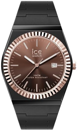 ICE-WATCH - Ice Power PW1 Black Sunset RG - Montre Noire pour Femme avec Bracelet en Silicone - 024770 (Small)