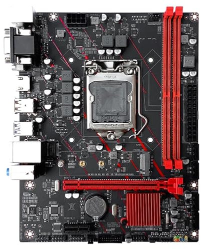 QWEOWW Scheda Madre del Computer Fit for JGINYUE H510 H510M-H USB3.2 LGA1200 M-ATX SATA 3.0 PCI-E Supporto Intel 10 11 Core Dual Channel DDR4