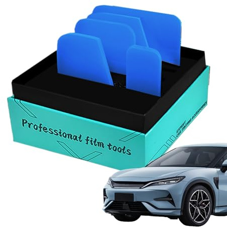 Spatola Per Pellicola Per Vetri | Kit Installazione Car Wrapping - 5 Pezzi Multiuso per Auto Camion Moto Specchietti Casa Bagno Vetrine