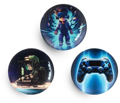 Belmil Patches mit Klettverschluss Set 3-teilig- kompatibel mit Schulranzen Comfy/Smarty (Gamer’s World)