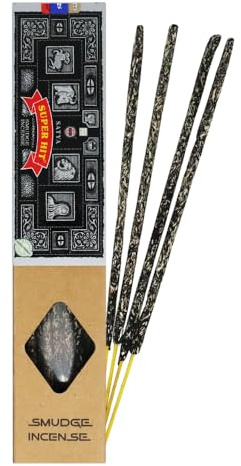 Satya - Natürliche Räucherstäbchen Smudge Super Hit - 10 Räucherstäbchen - Lange Brenndauer - 25 g