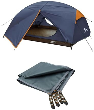 Bessport 2 Personen Camping Zelt und Zeltplane wasserdichte, 210D Camping Zelt Tarp Für Outdoor Wandern und Bergsteigen