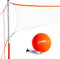 Franklin Sports Ensemble de Volleyball, Comprend 1 Filet avec piquets, Balle et Pompe avec Aiguille, démarreur, Orange