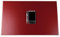 DELMON VARONE - Personalisierbare Schreibtischunterlage Cambridge Top Grain Leder rot, Rutschfeste Echtleder Schreibunterlage abwaschbar, Schreibtisch Unterlage geeignet als Mouse Pad, 60 x 40 cm