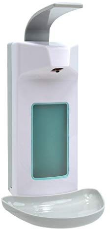 Desinfektionsmittel- und Seifenspender mit Schale, Wandmontage ׀ Wiemann Lehrmittel