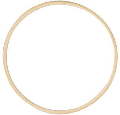 FITYLE Aro de de bambú aro de Anillos para Arte Hecho de artesanías Colgantes de Pared (11 tamaños) - 40cm