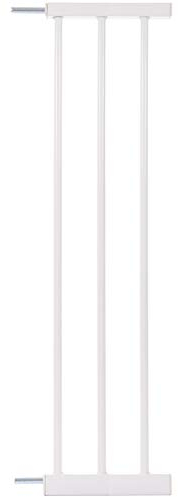 KIDIMAX Treppenschutzgitter Erweiterung (Verlängerung) 20 cm, steckbarer Gitter Aufsatz für Treppenschutz, weiß