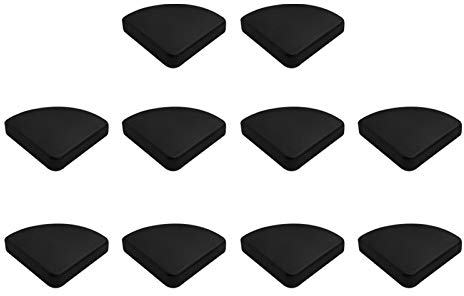 Lot de 10 protections d'angle de sécurité pour enfants, protection des coins pour meubles contre les coins pointus, protection de coussin d'angle super douce pour meubles, tables, bureaux, lits, murs