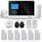 PGST Allarme Wireless Antifurto Casa Senza Fili,14 Kits Smart Wifi Life Dispositivi,with 1 Sirena,5 Sensori Per Porta Finestre,1Sensore di Movimento,2 Telecomandi,1Pulsante SOS