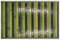 HOME ZEN HOUSEHOLD LINEN Bambus-Teppich, rutschfest, waschbar, 50 x 80 cm, grün