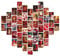 Verve Jelly 50-teiliges Weihnachten Wand-Collage-Set ästhetisches Bild Wand Collagen Set Album-Cover Retro ästhetische Poster einzigartige Indie-Raumdekoration Wand-Collagen-Kit für Raumdekoration