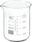 PATIKIL 400ml Low Form Glass Beaker, 3.3 Borosilicate Glass Graduated Printed Scale Measuring Cups with Spout for Kitchen Lab Liquids Transit Boiling