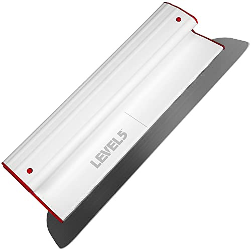 LEVEL5 40,6 cm (16 Zoll) Composite Skimming-Klinge | Präzision 0,3 mm deutscher Edelstahl-Klingeneinsatz (austauschbar), ergonomisches Polymer-Klingenprofil, 4-916C