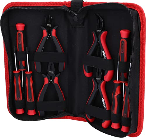 KS Tools 500.7220 - Set di utensili meccanici di precisione, 10 pezzi