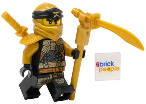 LEGO NINJAGO - Cole Crystalized (Golden Ninja) Minifigur mit Dual Gold Waffen