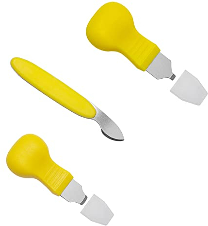 BASTOUR Couteau Ouvre-Montre, Ouvre Boitier Montre, Kit Outil Montre, Kit Changement Pile Montre, Ouvre-Boîtier Arrière Kit, Couteau Outil Reparation, Adapté Aux Horlogers, Réutilisable, 3 Pièces