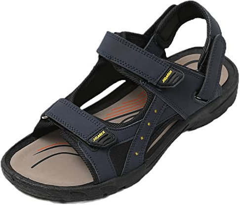JOMIX Sandales de Randonnée Homme Sandales Homme d'été Chaussures de Marche Homme pour Extérieur Sport (Marine, 40)