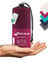 Fit-Flip Hüttenschlafsack Baumwolle - ultraleichter Innenschlafsack 325g - dünner Reiseschlafsack - kompakt, klein & seidig weich - Schlafsack Inlett mit Kissenfach - Farbe: Fuchsia