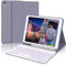 YNNHUDEEP Tastiera iPad 9 Generazione, Tastiera iPad 10.2, Cover Tastiera Italiano Retroilluminate Magnético Bluetooth iPad 8, iPad 7, iPad Air 3, iPad Pro 10.5, Viola lavanda