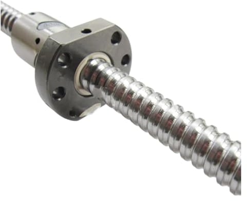 bexen Kugelumlaufmutter numerische Steuerteile 1605 C5 C3 300 mm-600 mm Kugelgewindetrieb 5 mm Blei mit SFU1605 Kugelmutter + Endbearbeitung (Farbe: C3, Größe: 500 mm)